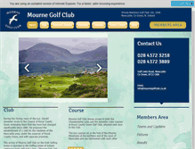 Tablet Screenshot of mournegolfclub.co.uk